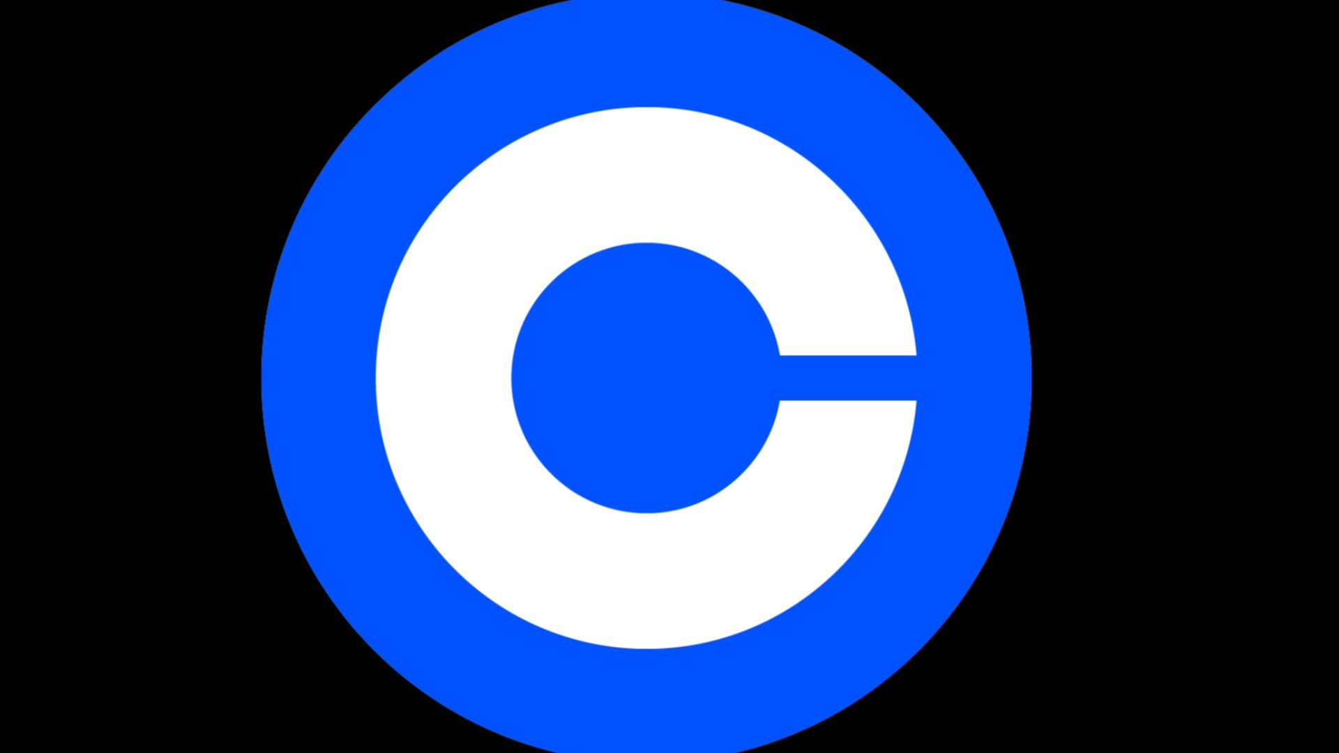 Coinbase icon logo.