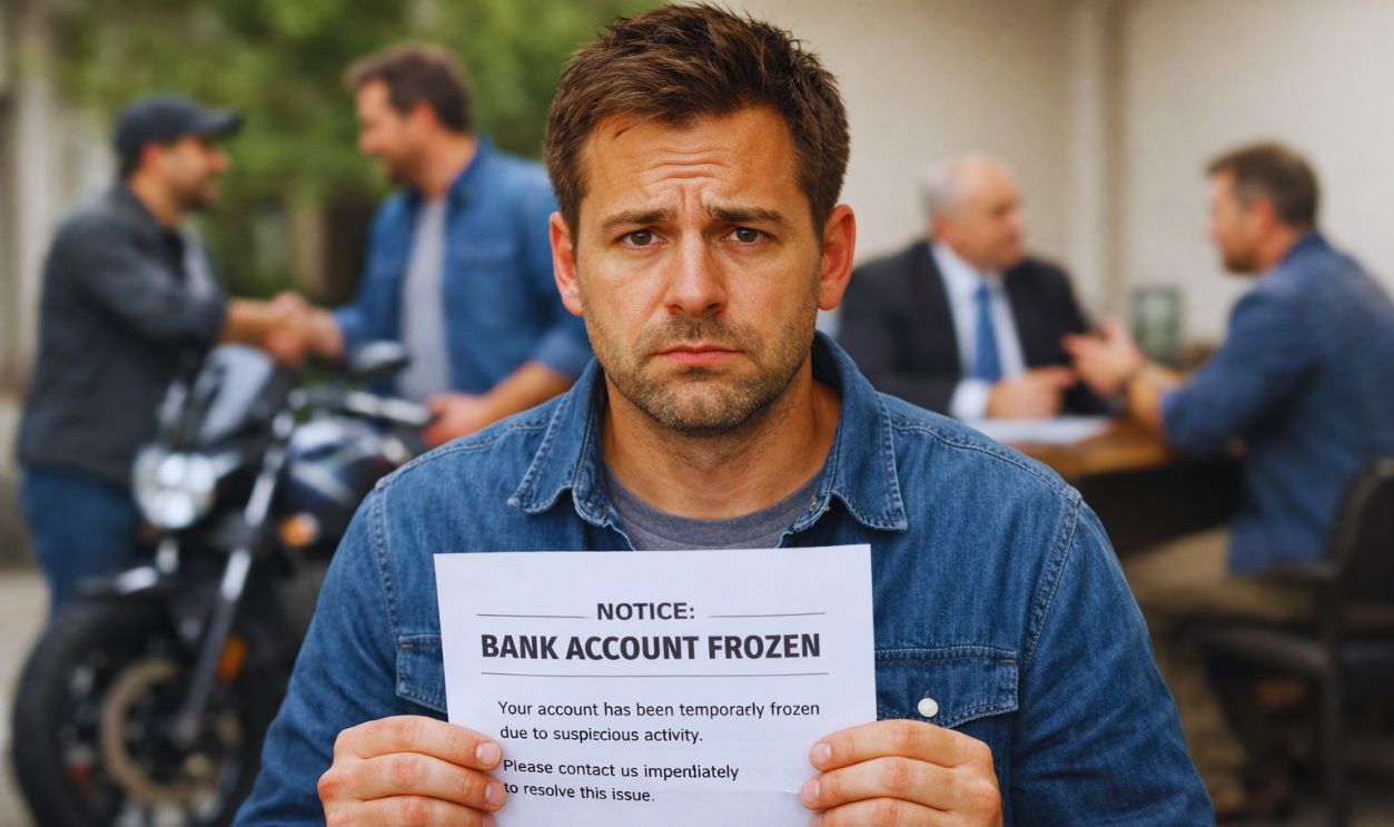 Bank Account freeze