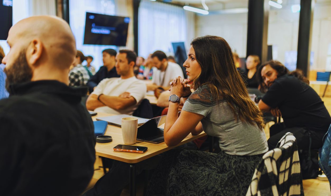 Focused Business Meeting in Modern Office Setting