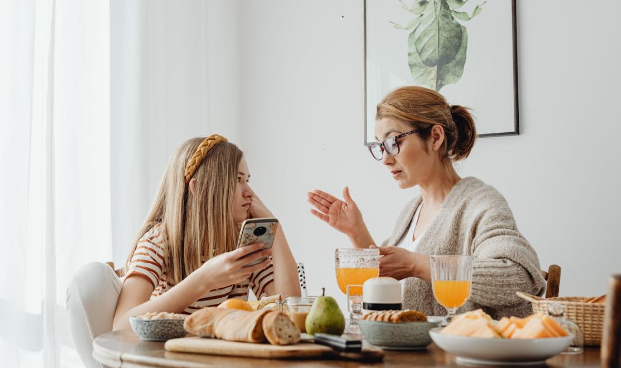 Daughter Listens to her Mother