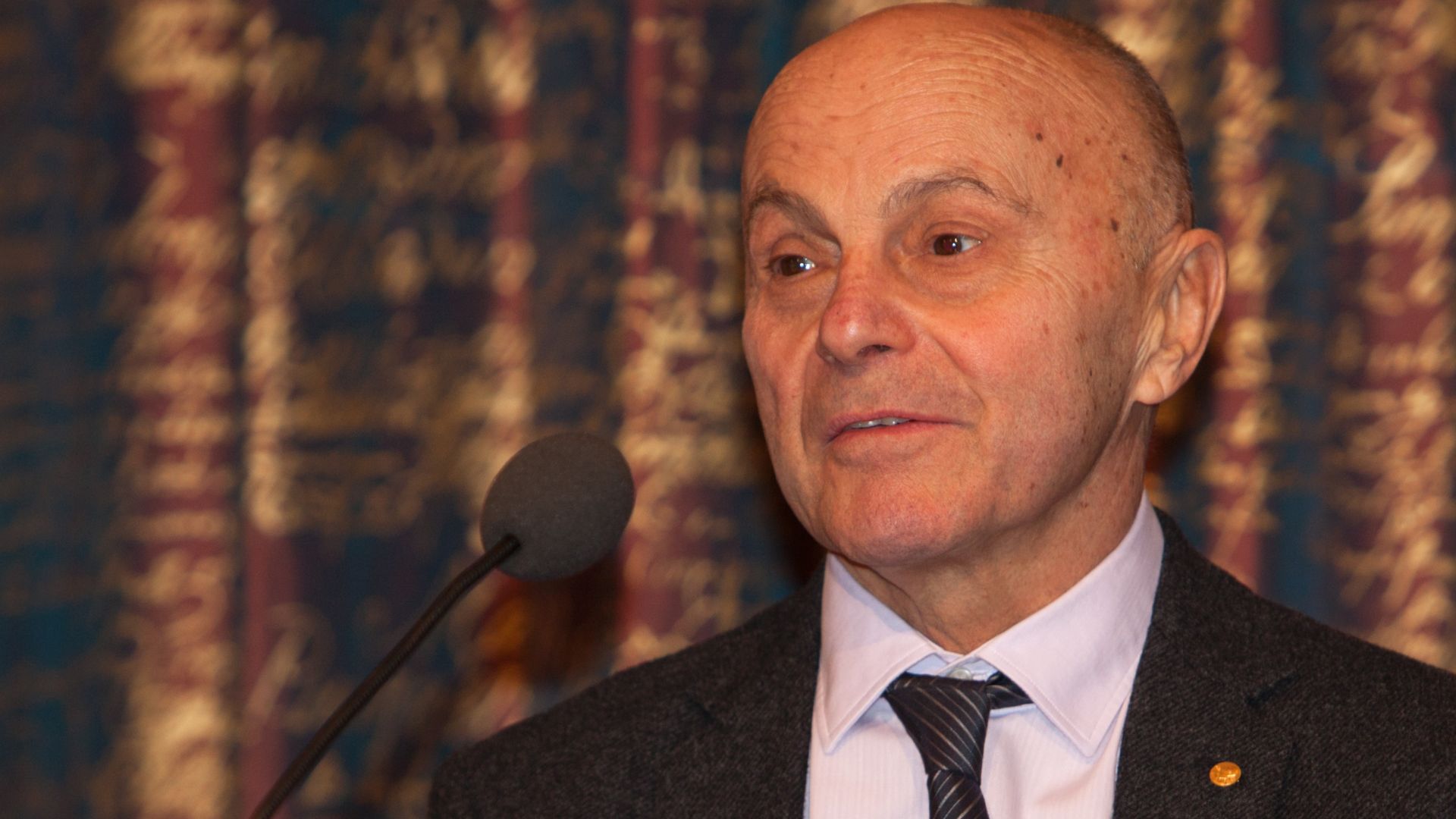 Nobel Laureates 2013 press conference at the Royal Swedish Academy of Sciences in December 2013