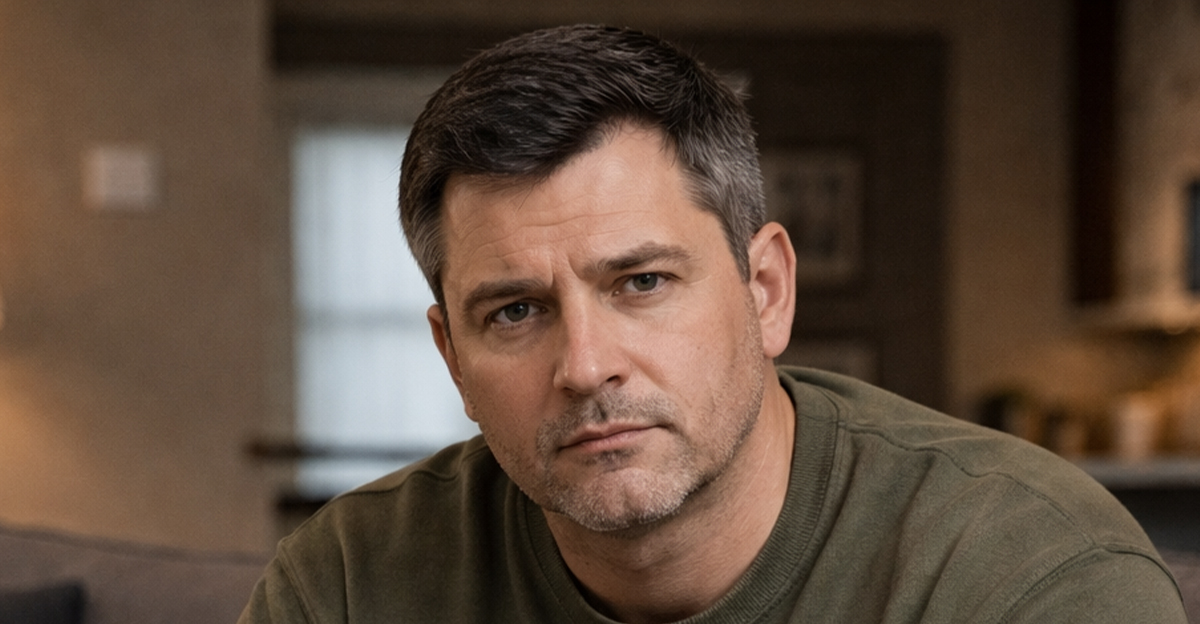 AI-generated image of a man concerned about his VA disability rating.