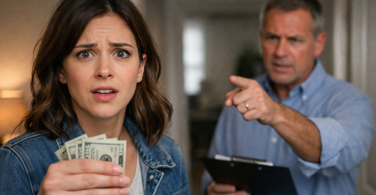 Tenant and landlord confrontation over money