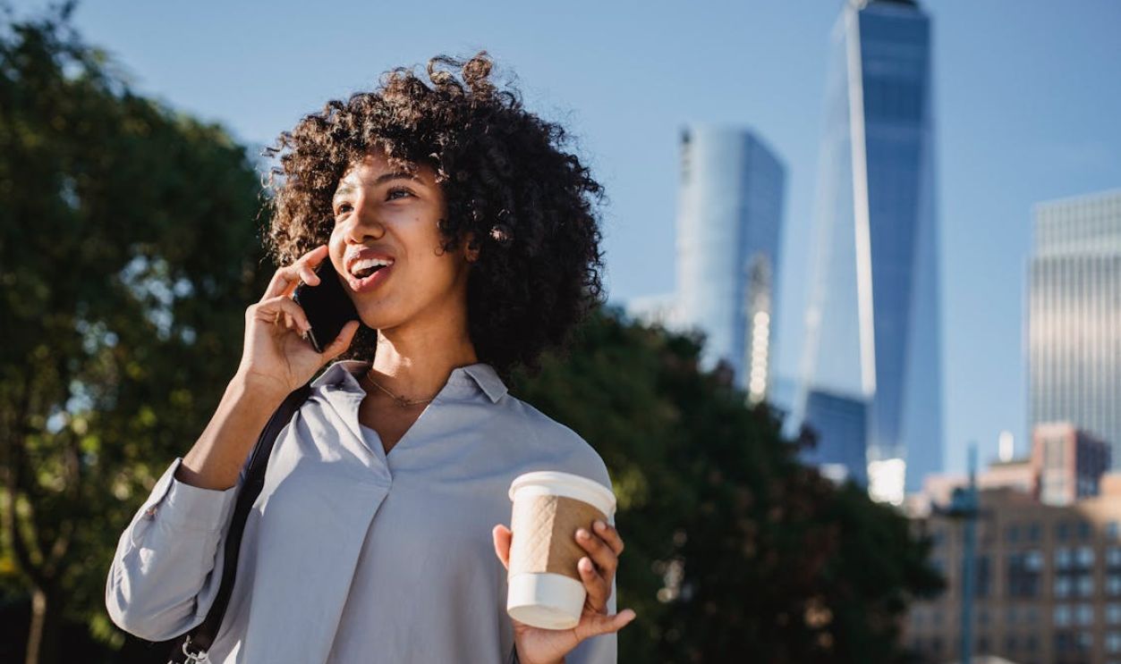 Portrait of a Woman in a City