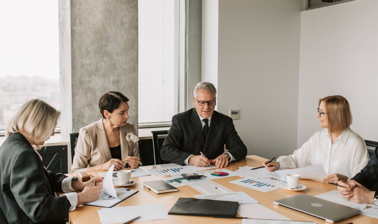 Businesspeople Having a Meeting
