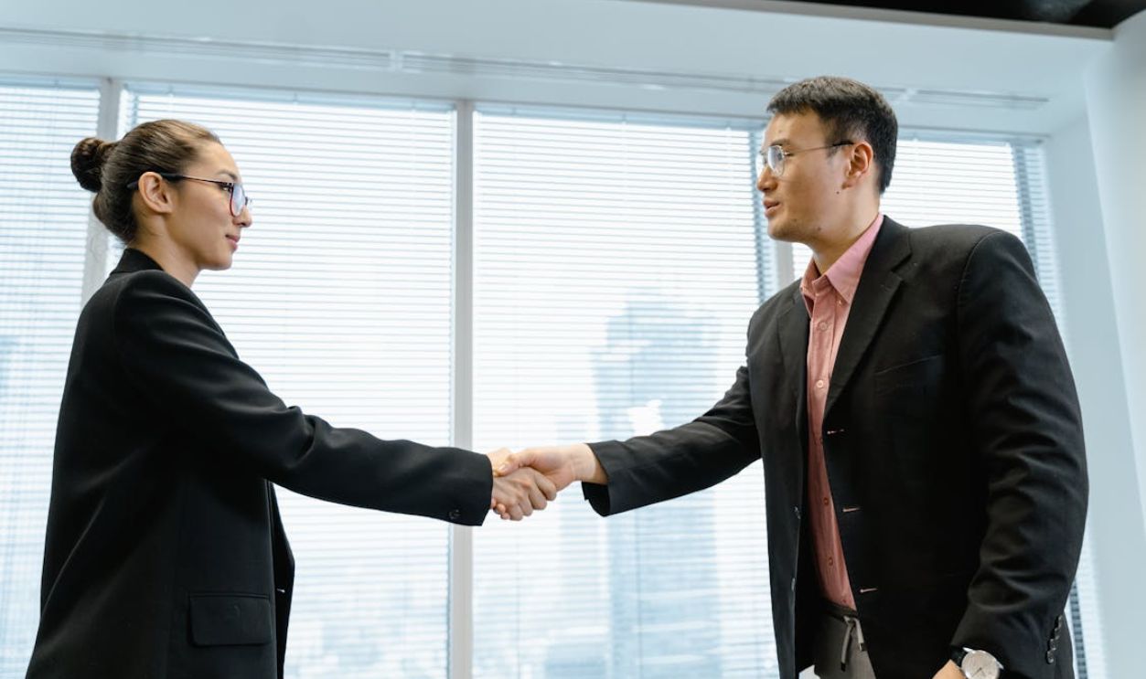 Businesspeople Shaking Hands