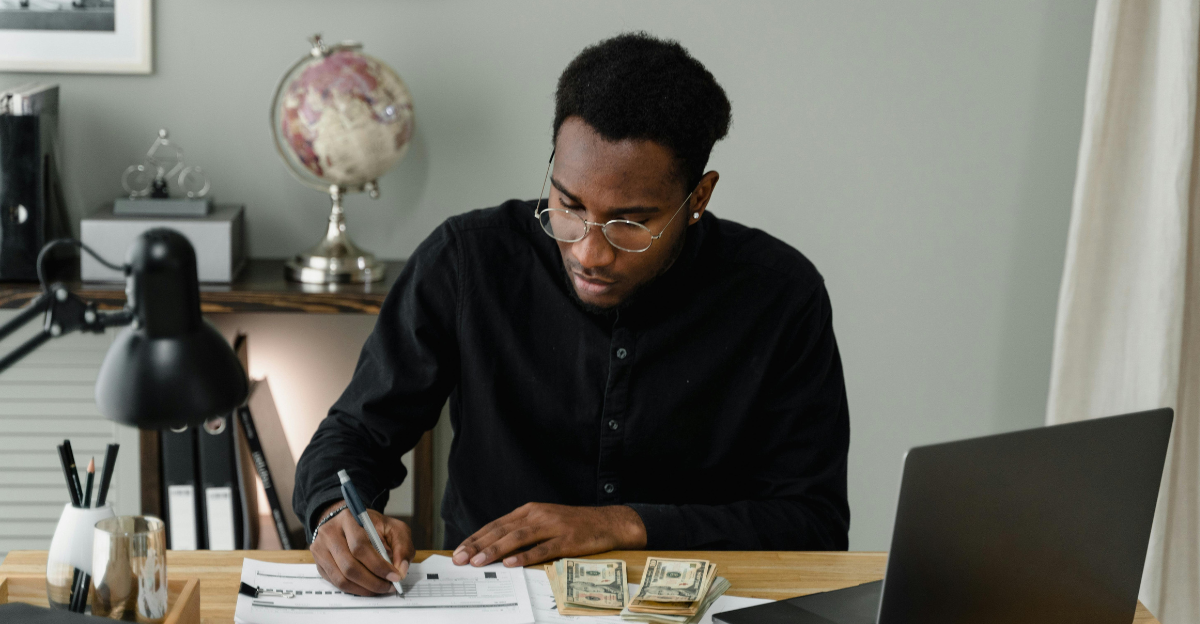 a-man-writing-on-the-paper