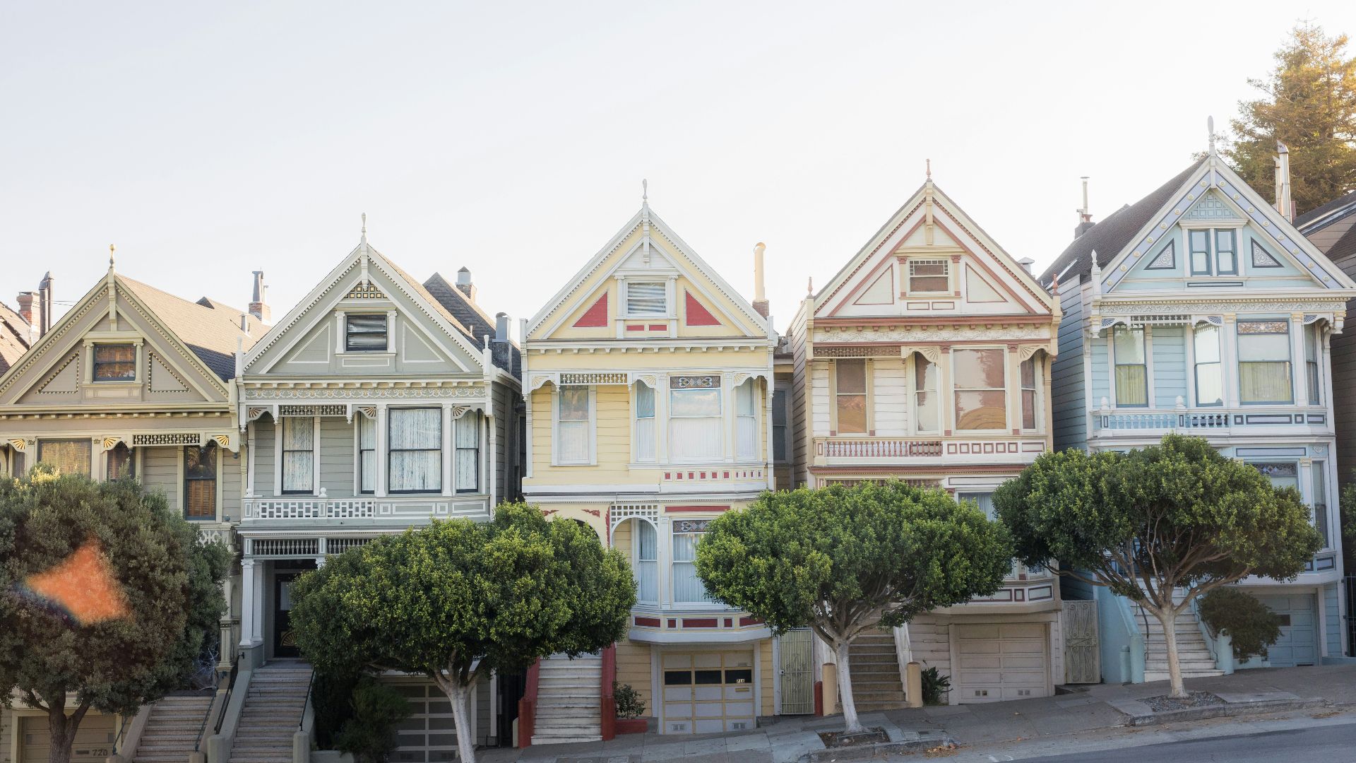 assorted-colored houses