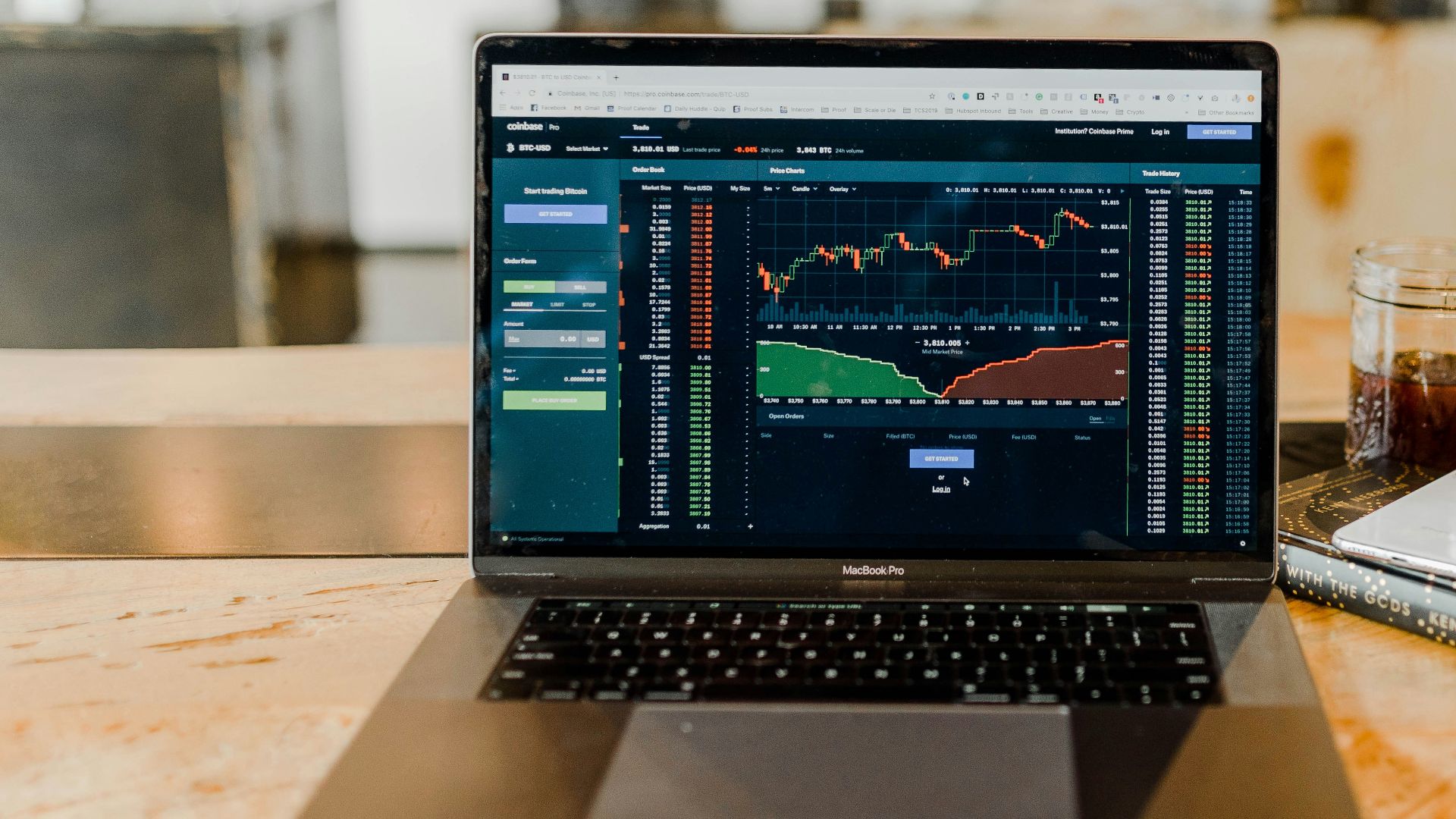 turned-on MacBook Pro