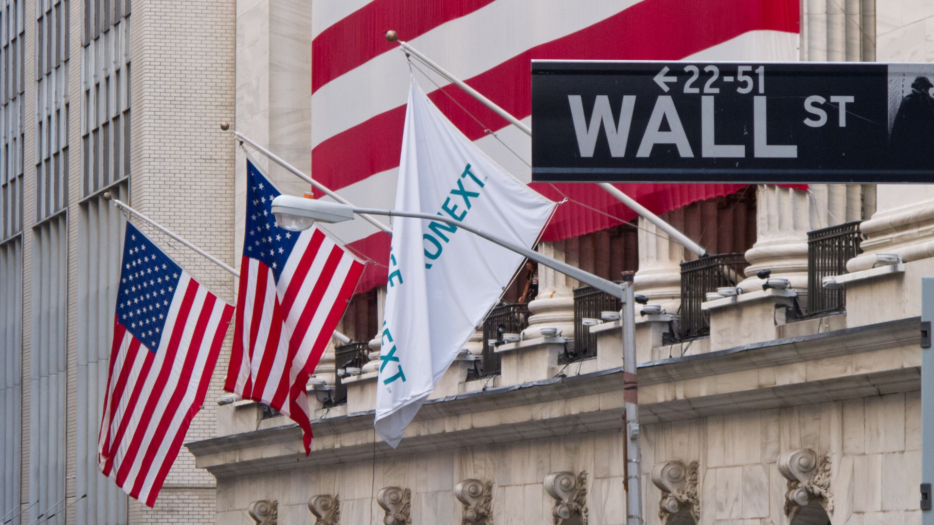 New York Stock Exchange, Wall Street, New York, United States.