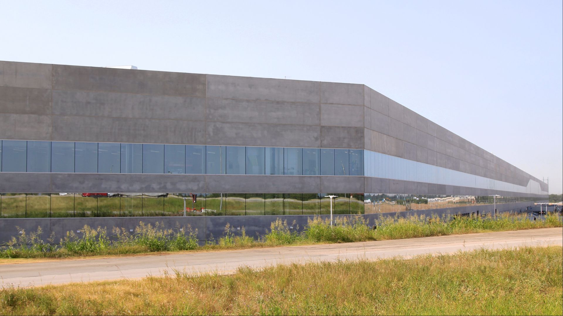 Tesla Gigafactory Texas Building 1 near Austin, Texas, United States.