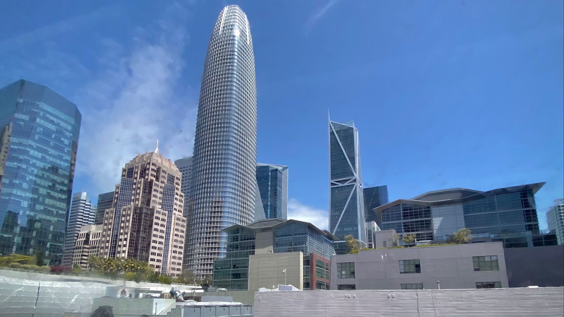 Salesforce tower skyline