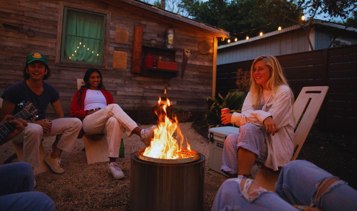 backyard people friends