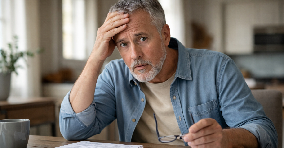 Man worried about finances