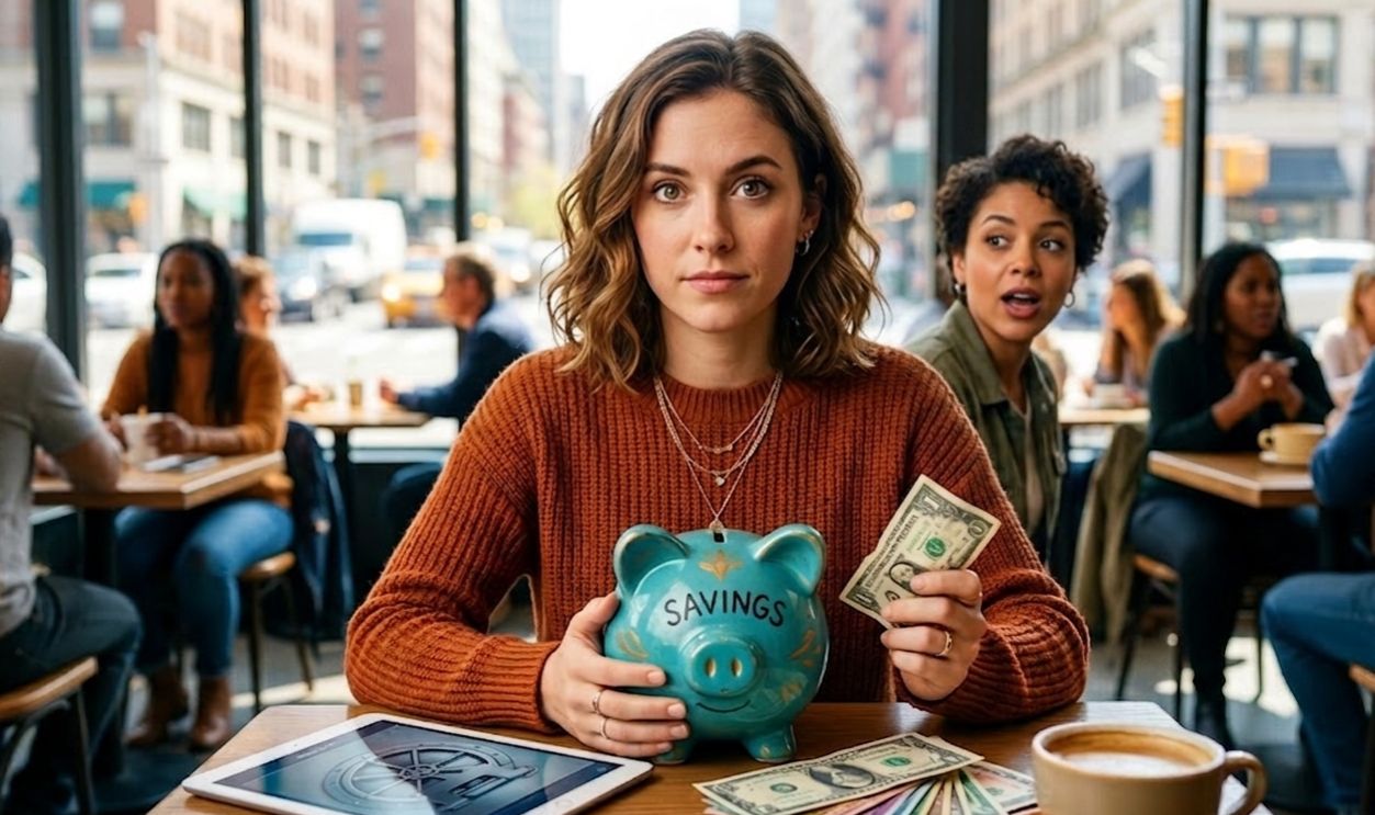 thoughtful and inquisitive young woman with a look that seems to bridge the gap between skepticism and genuine consideration