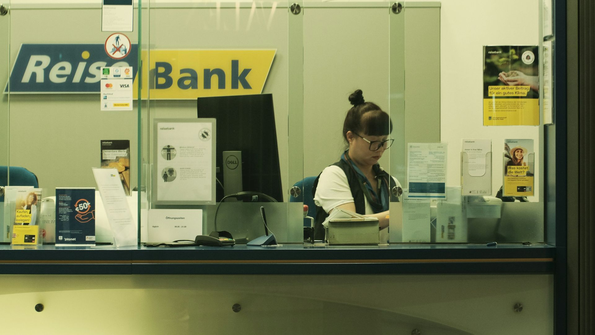 a man sitting at a desk