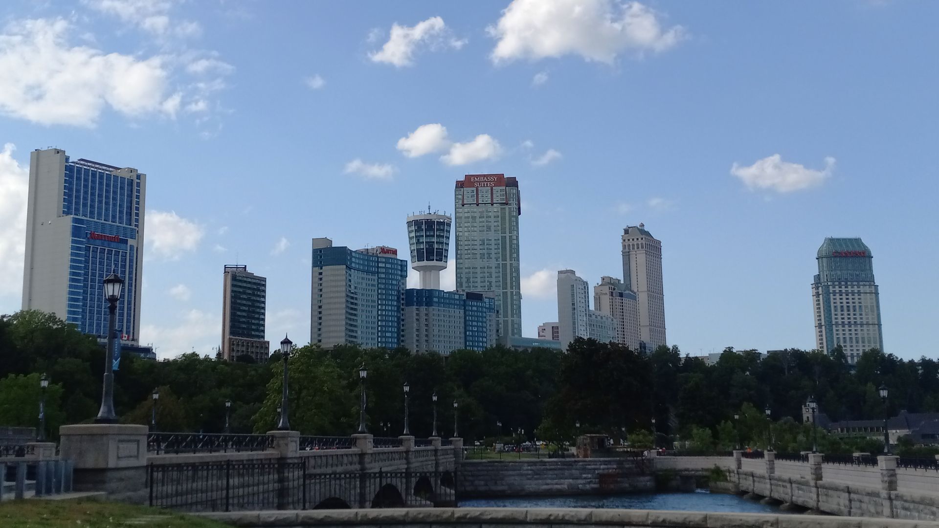 Includes Hilton Niagara Falls and Tower Hotel.