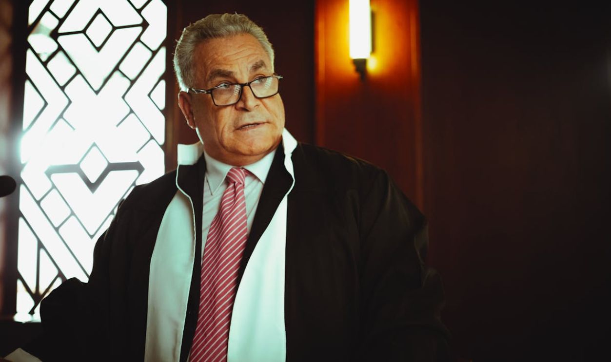 Judge in Courtroom, Baghdad Iraq