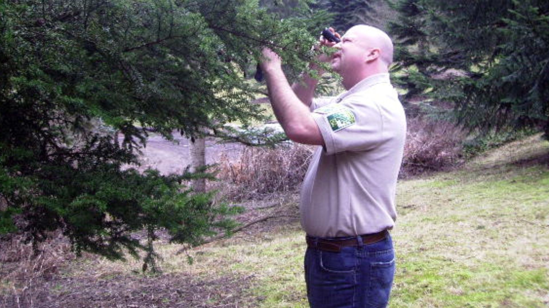 ISA Certified Arborist, James Kinder.