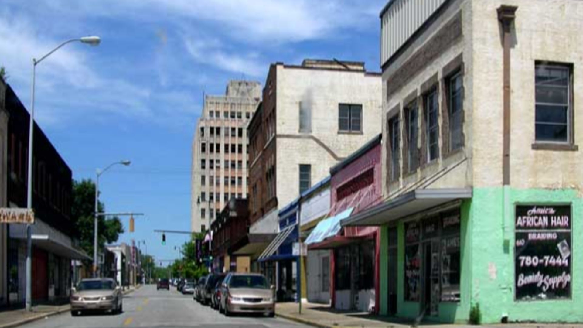 Downtown Ensley in Birmingham, Alabama, USA