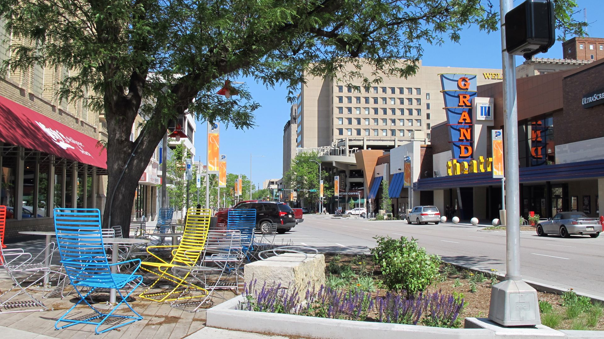 The P Street District, as seen from the northeast corner of N. 11th &