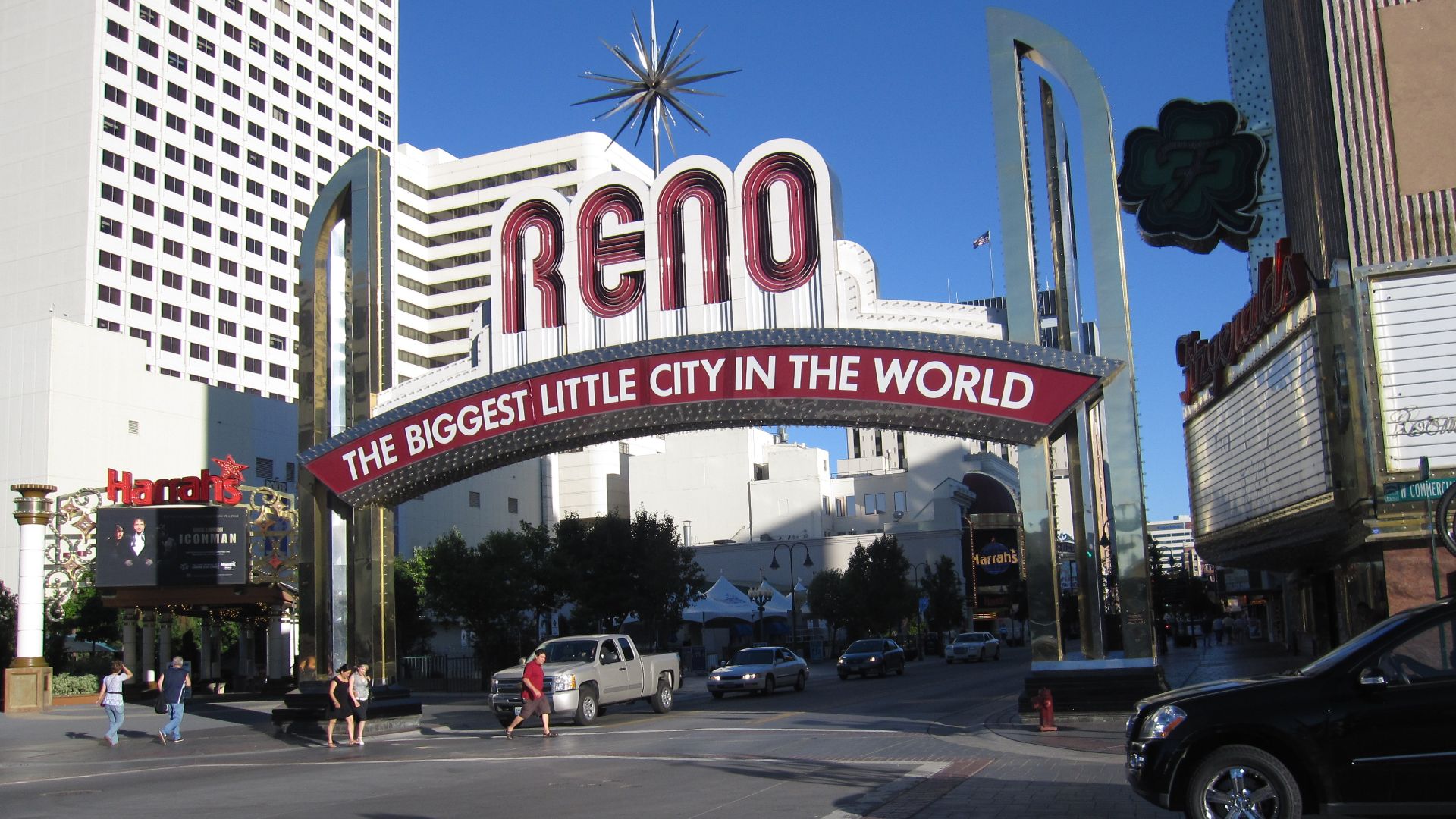 Der Slogan der Stadt Reno