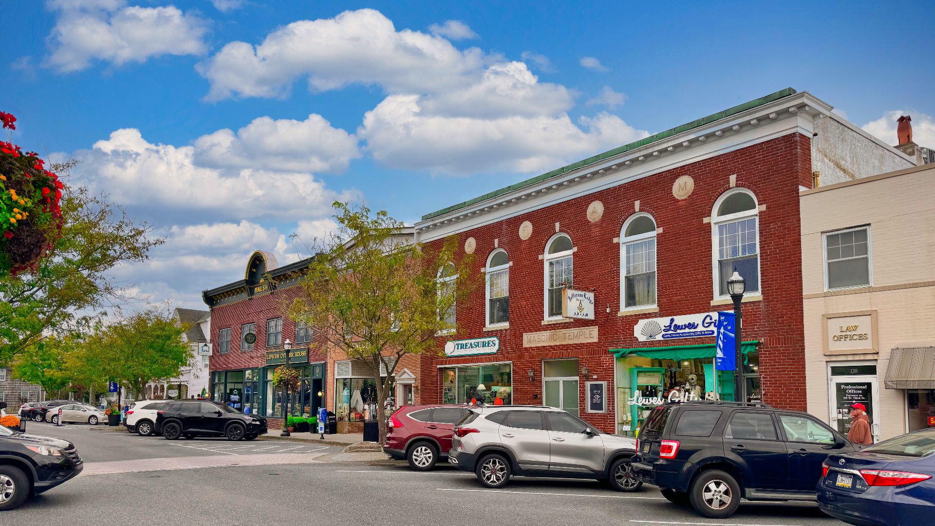 Second Street in downtown Lewes, Delaware