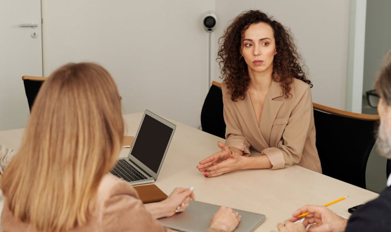 People Having a Meeting at the Office