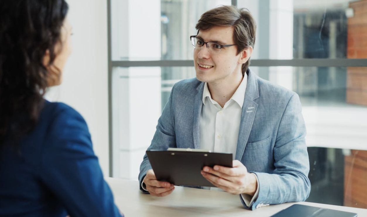 Professional Business Meeting in Modern Office