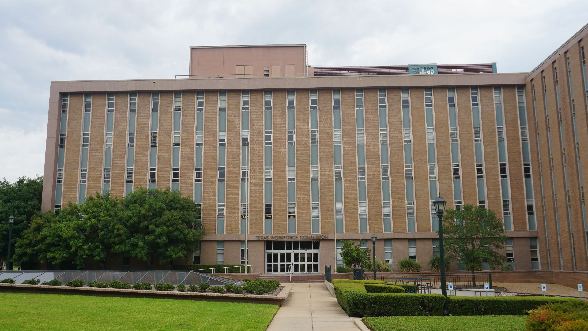 The Texas Workforce Commission building in Austin, Texas (United States).