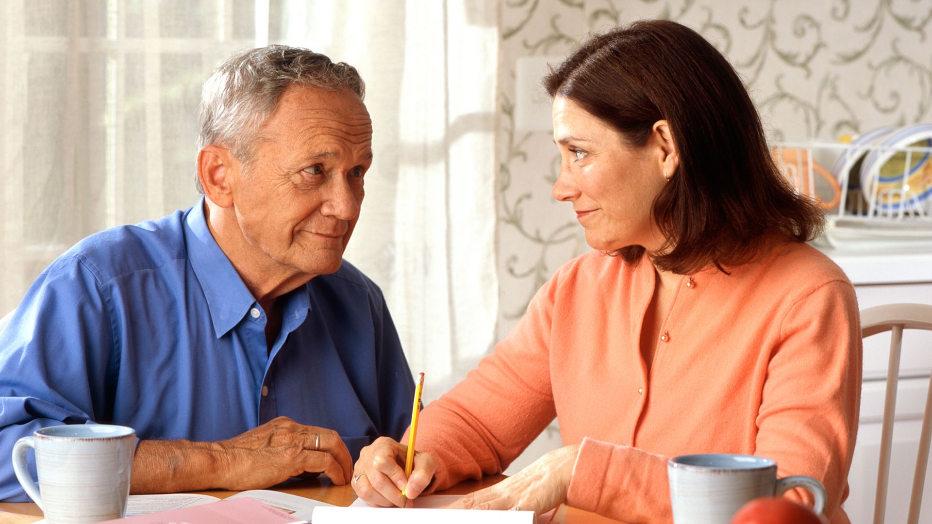 Title Couple Sitting at a Table
Description A Caucasian woman and an older Caucasian man are sitting at a table.
Topics/Categories  People -- Adult
Type Color, Photo
Source National Cancer Institute