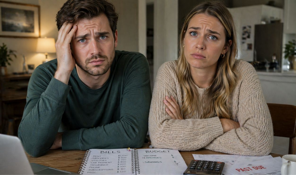 Tackling finances together at home