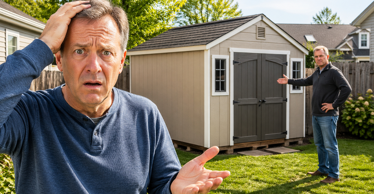 Man confused about property line