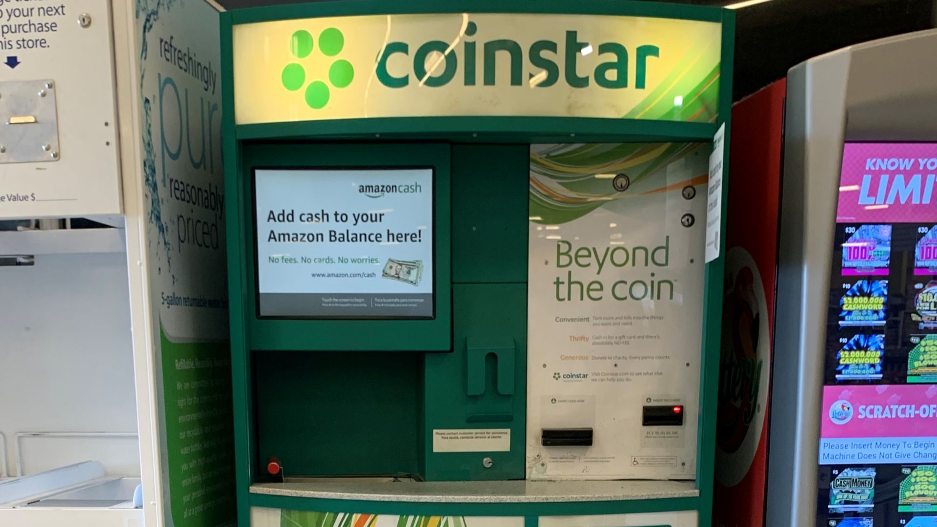 A Coinstar machine inside a Winn-Dixie in Hialeah, Florida.