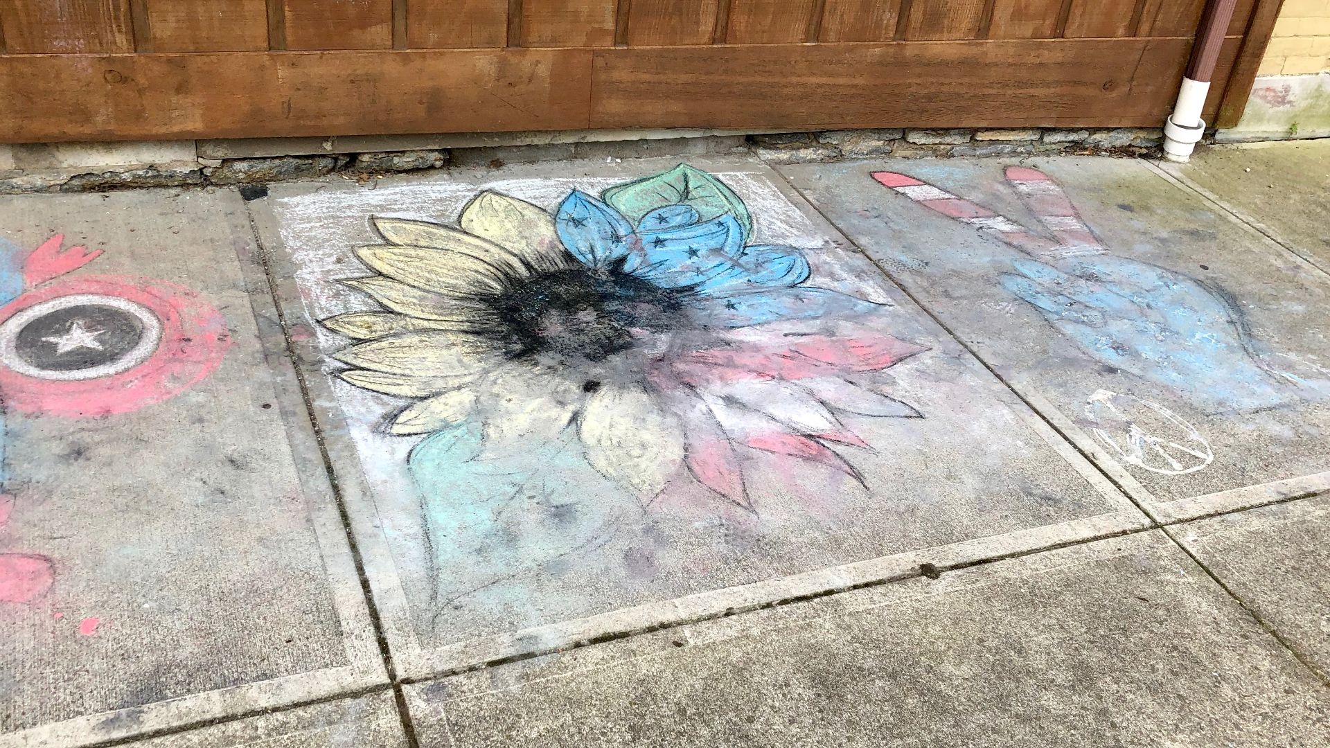 Sidewalk Chalk, Union Street, Liberty, IN