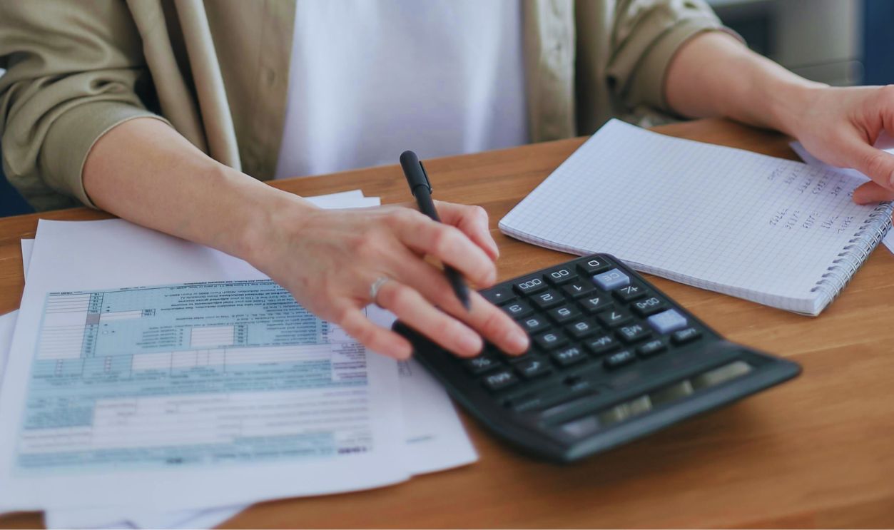 Woman Budgeting Her Bills