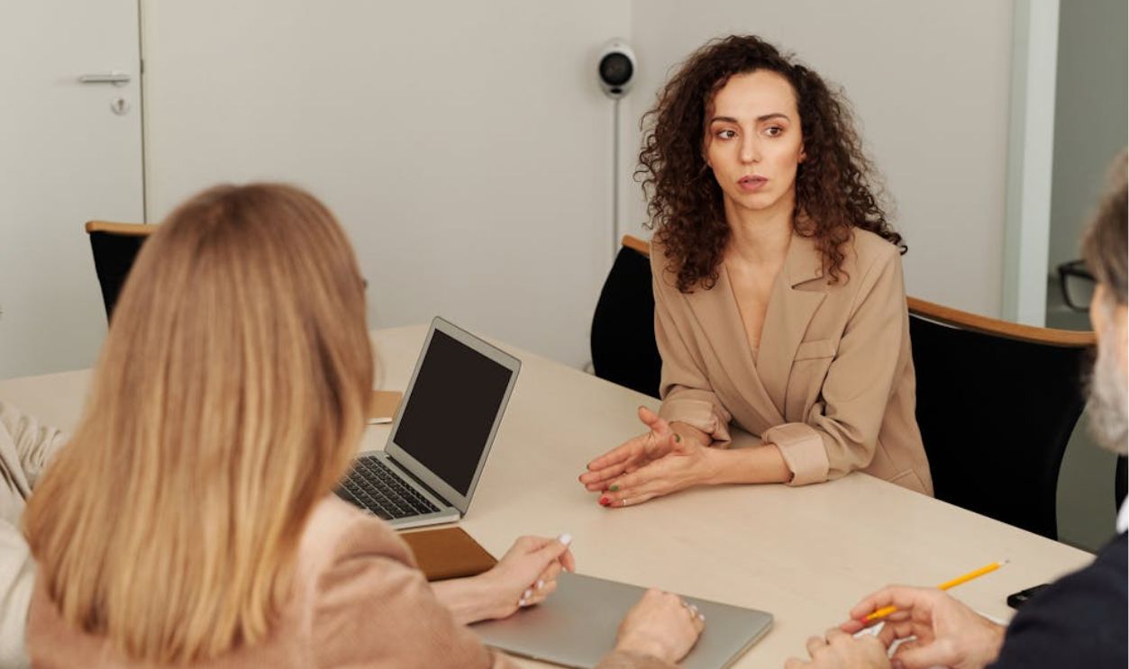People Having a Meeting at the Office