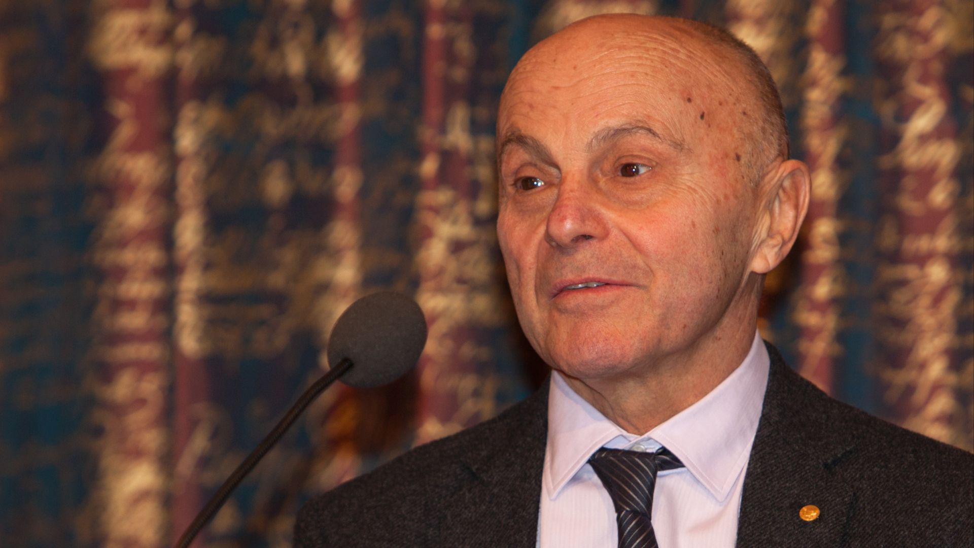 Nobel Laureates 2013 press conference at the Royal Swedish Academy of Sciences in December 2013