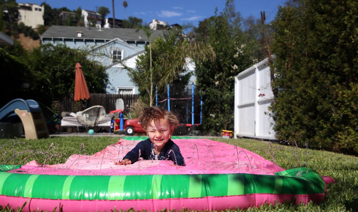 water slide