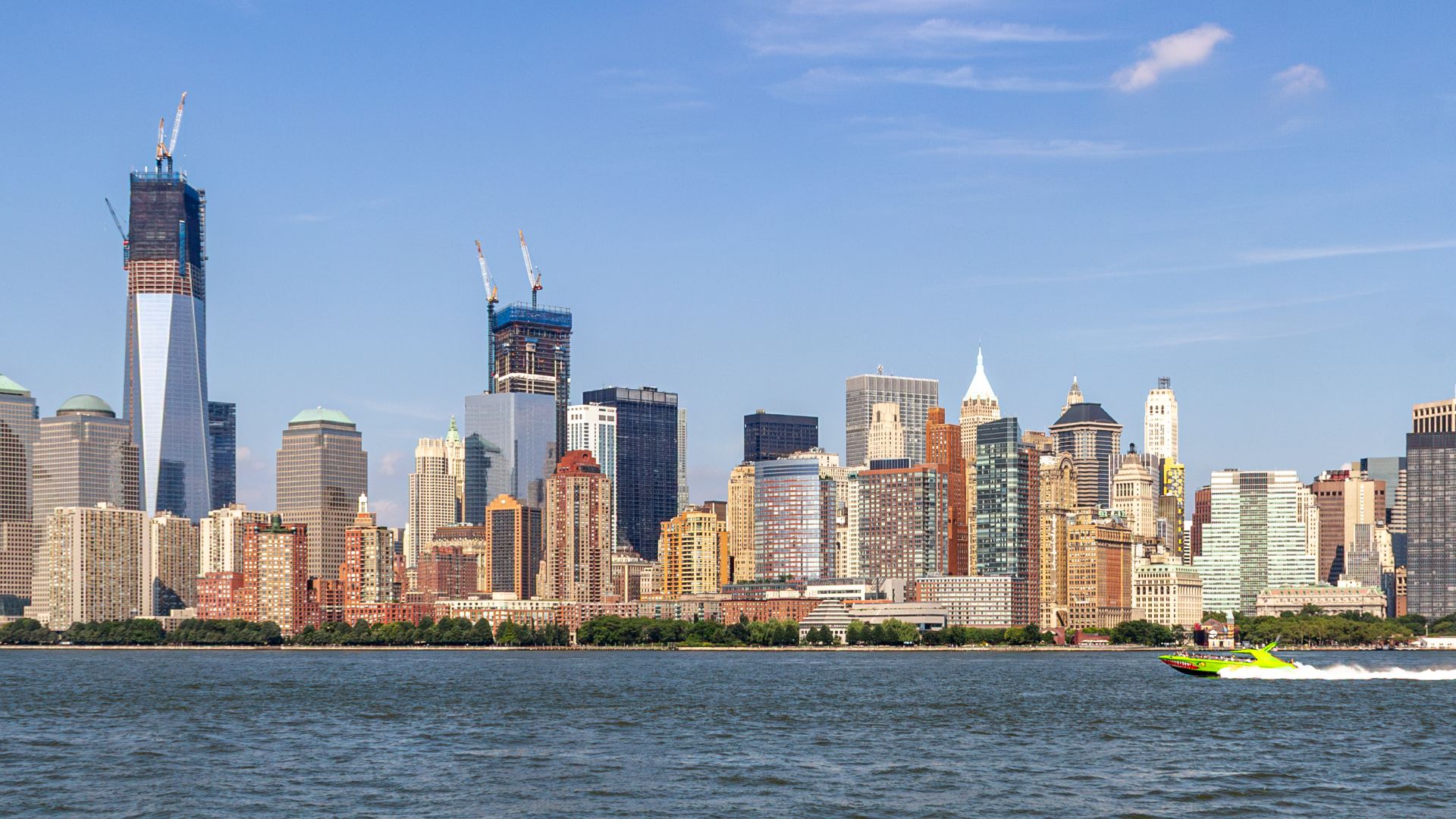 Manhattan skyline, New York City, New York, USA