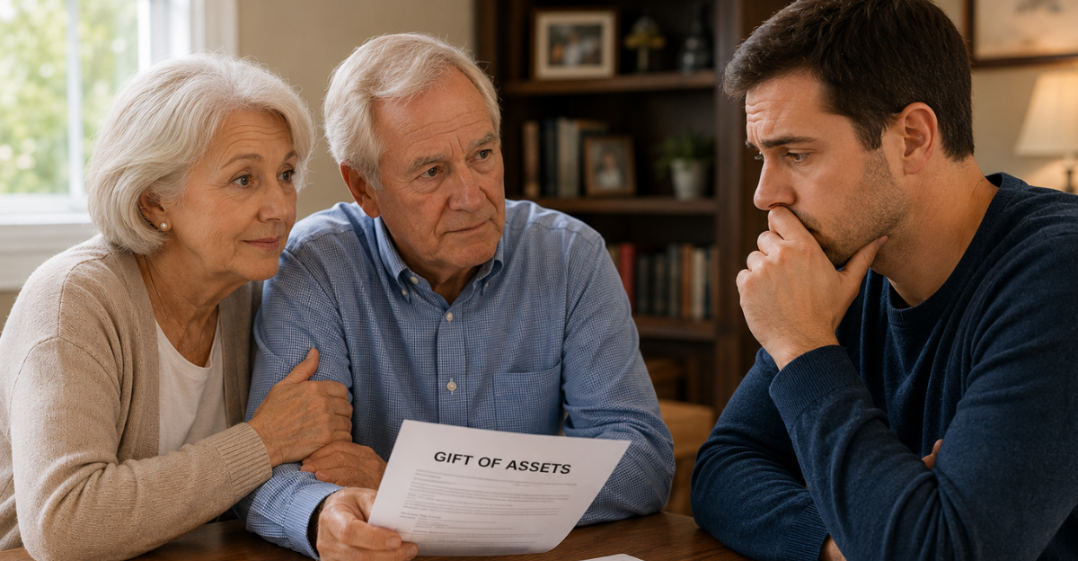 man estate planning with elderly parents