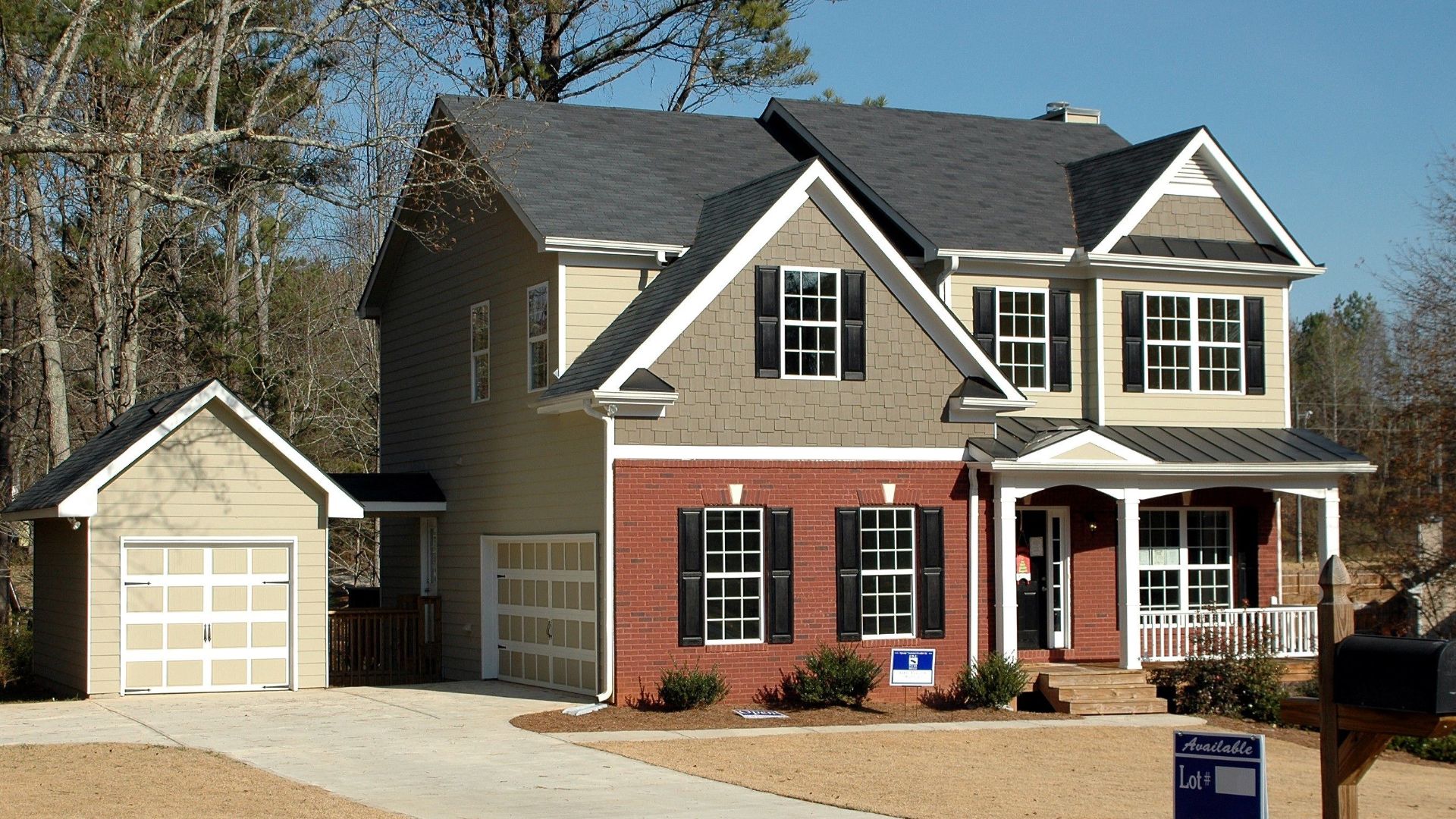 Beautiful two-story home with garage in a serene neighborhood, perfect for families.