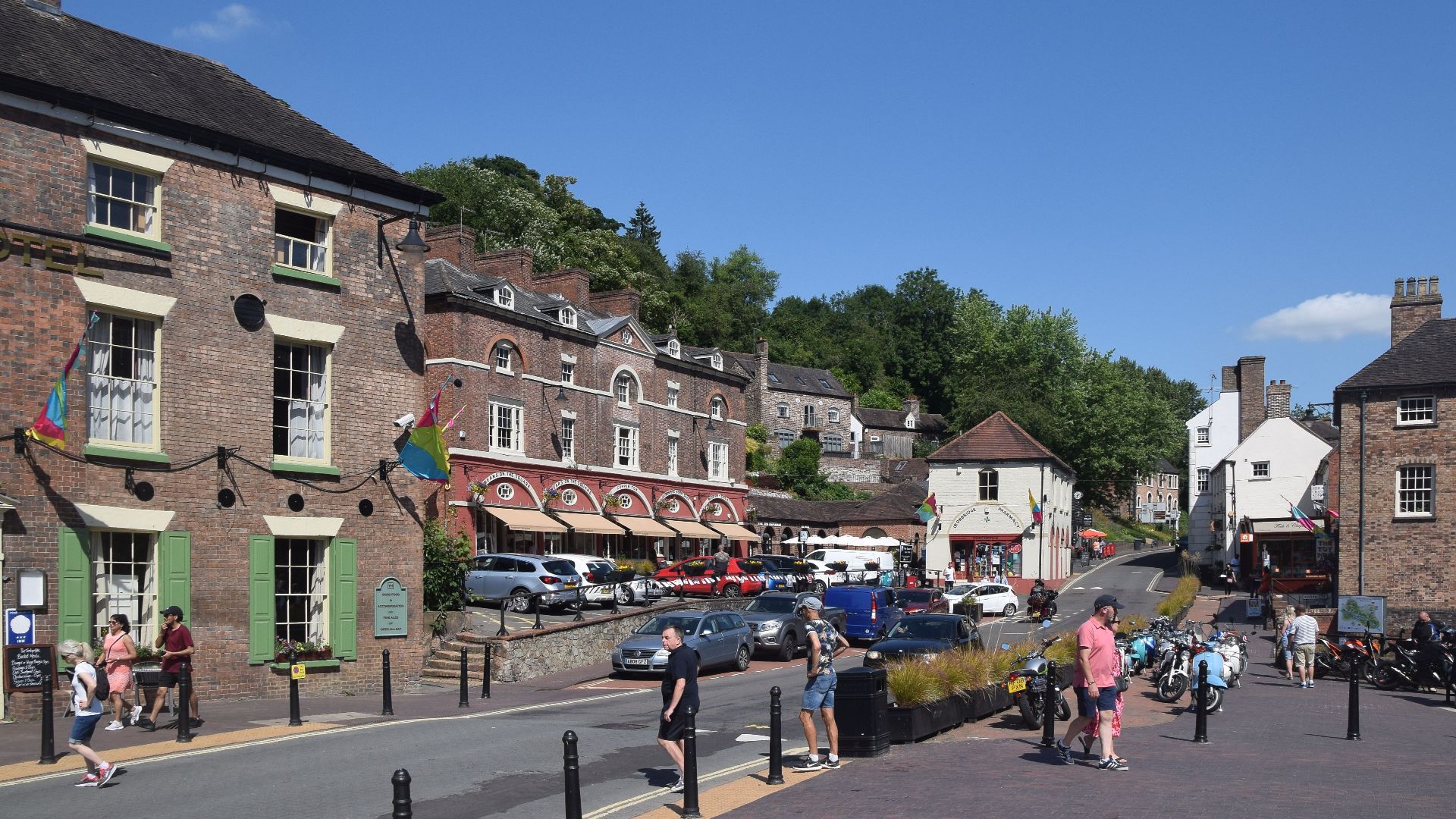 Ironbridge: the village centre