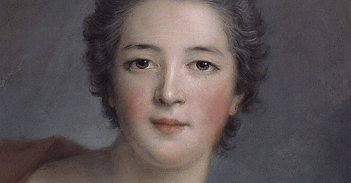 Painted portrait of Marie Anne de Mailly-Nesle