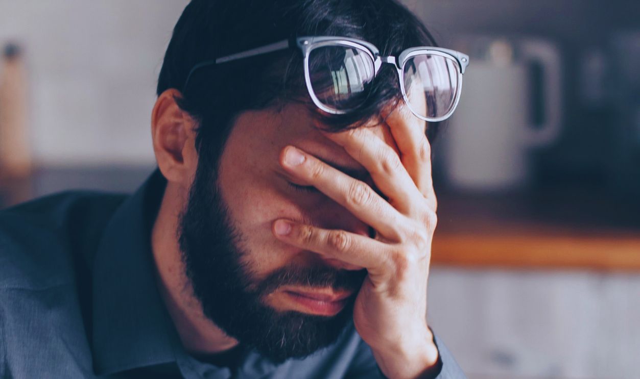 Man worried