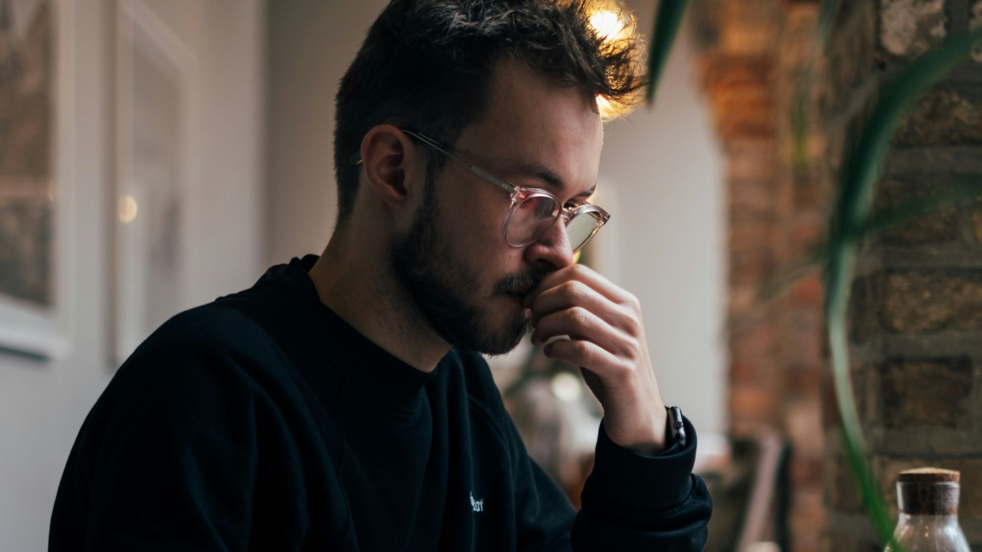 man using a laptop