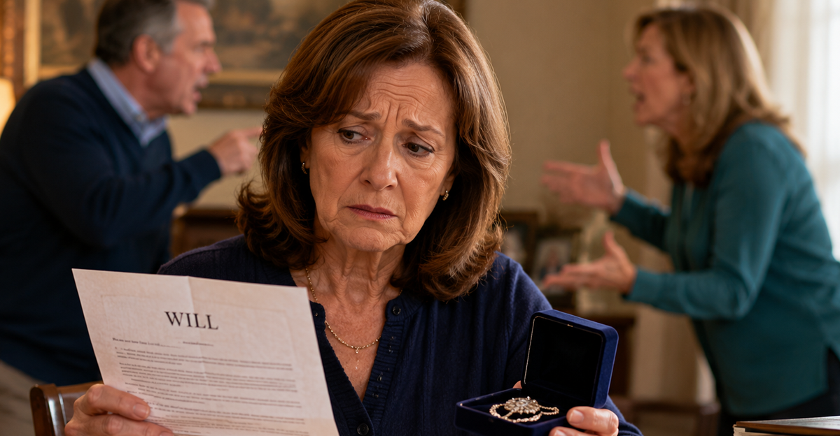 relatives arguing over will reading