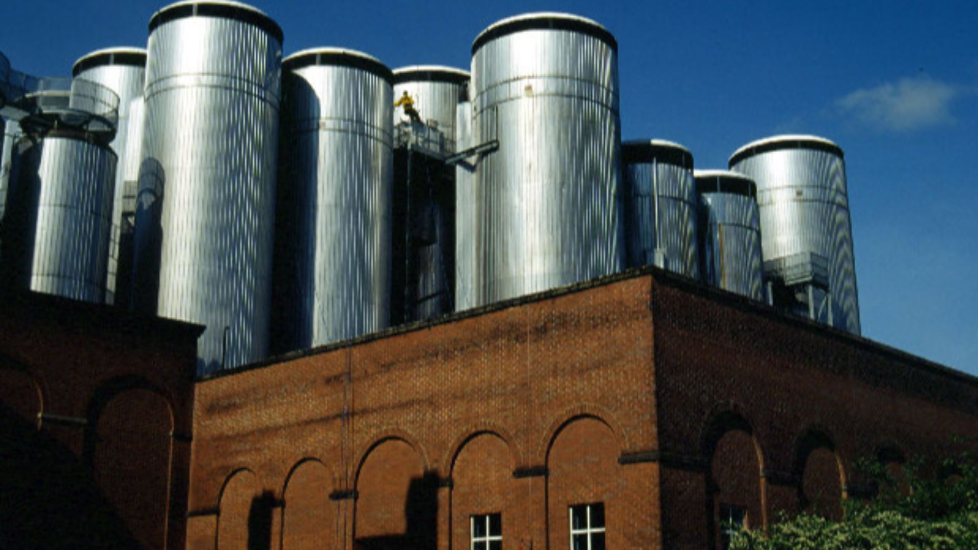 Coors Brewery, Burton upon Trent. Brewing is still a major industry in Burton.