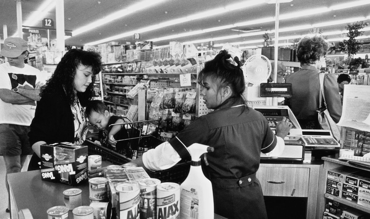 old credit card shopping