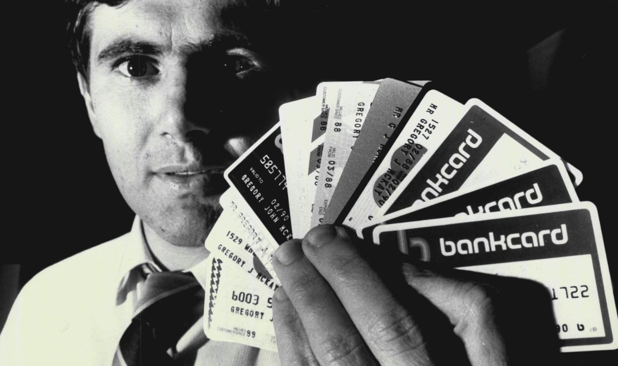 old credit card shopping